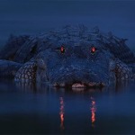 Interesting Photo of the Day: Evil Alligator Eyes