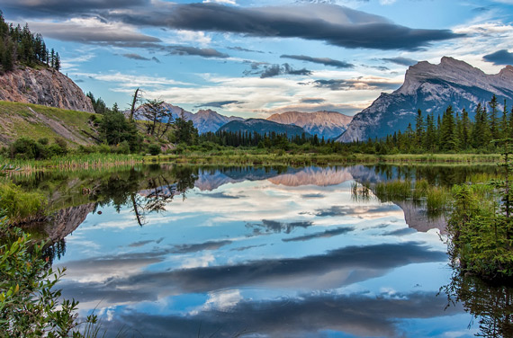 cloudy landscape