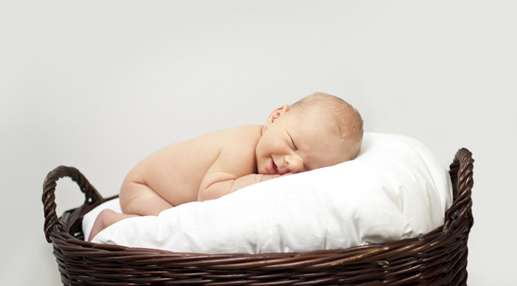 newborn baby portrait