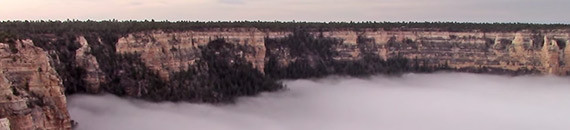 Amazing Photos of a Total Cloud Inversion at the Grand Canyon