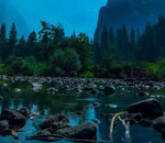 Interesting Photo of the Day: Rare View of Yosemite Under Moonlight