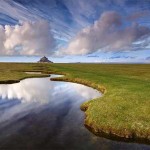 Interesting Photo of the Day: Leading Lines at Mont Saint Michel