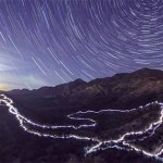 Interesting Photo of the Day: Long Exposure of a Night Hike