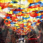 Interesting Photo of the Day: A Rainbow of Umbrellas