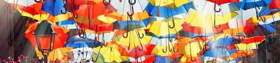 Interesting Photo of the Day: A Rainbow of Umbrellas
