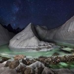 Interesting Photo of the Day: Hidden Glacial Pool Discovered by Drone