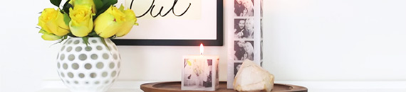 How to Make a Personalized Photo Candle