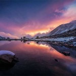 Interesting Photo of the Day: Sunset as Storm Clears Over Guitar Lake