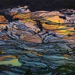 Interesting Photo of the Day: Sunset Over Rice Terraces