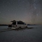 Interesting Photo of the Day: Adventure Van Stuck in Utah Salt Flats