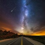 Interesting Photo of the Day: Vertical Panorama of the Milky Way Over Arches National Park