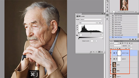 How to Create a Cinematic Black & White Portrait Effect in Photoshop