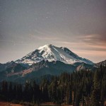 Interesting Photo of the Day: Mount Rainier in the Moonlight