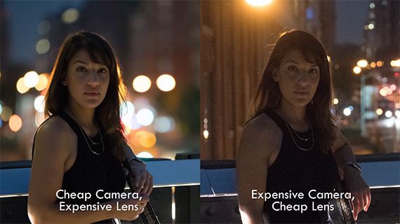 camera vs. lens