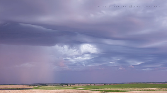 storm timelapse of rare clouds