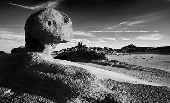 red sea hills black and white