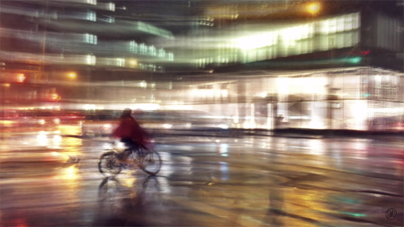 Background blur with panning