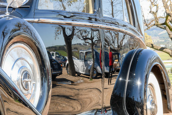 car reflection