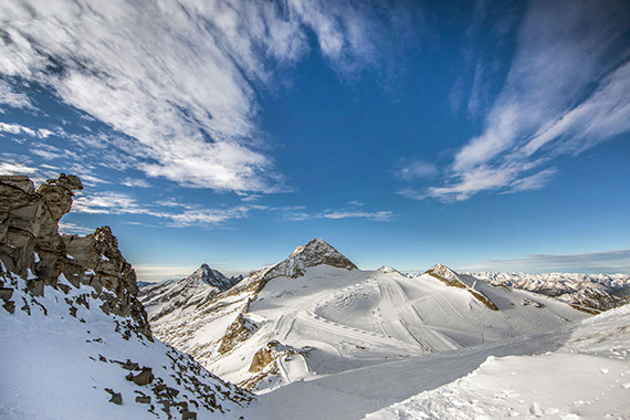 mountains in winter