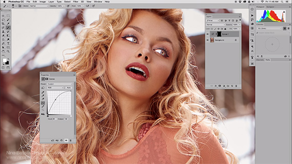 how to retouch portraits