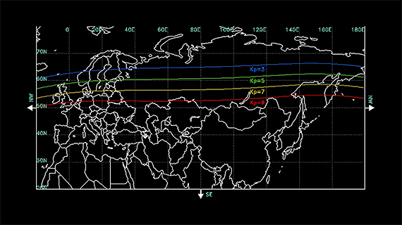 northern lights location