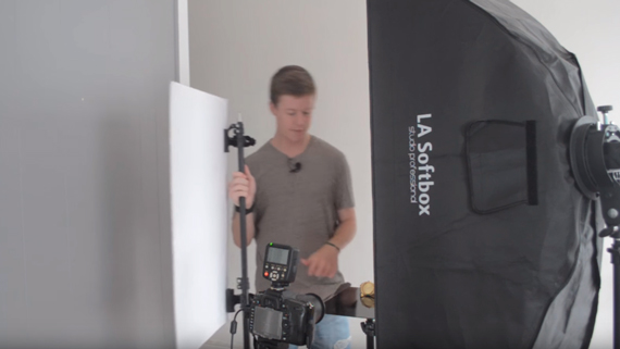 photographing a watch in studio