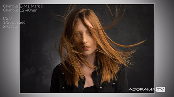 adding wind to portraits