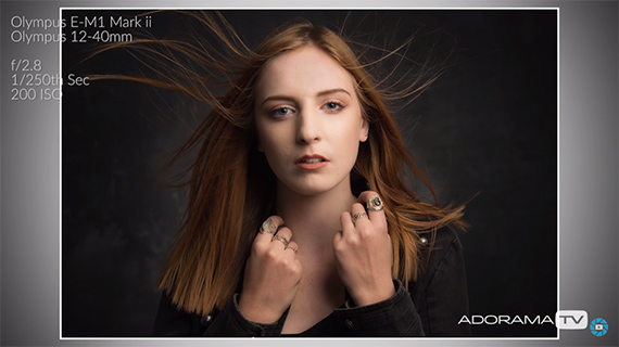 wind direction and studio portraits