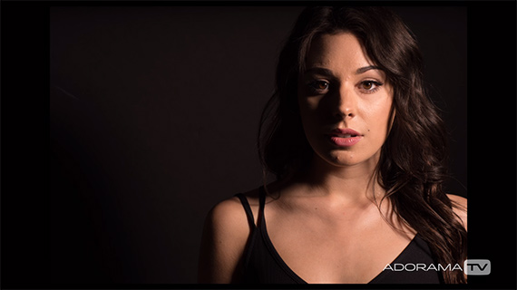 portrait photography with hard light