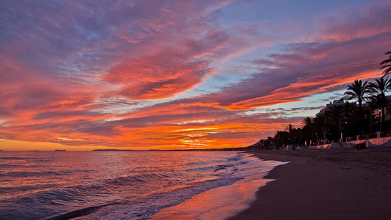 colorful sunset photo tips