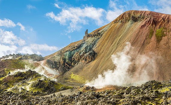 photographing mountains