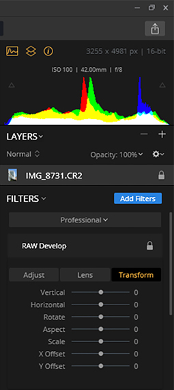 luminar transform module