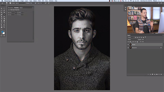 photoshop portrait sharpening technique