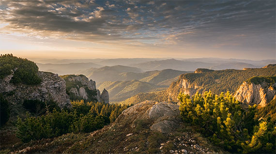 mountain sunset