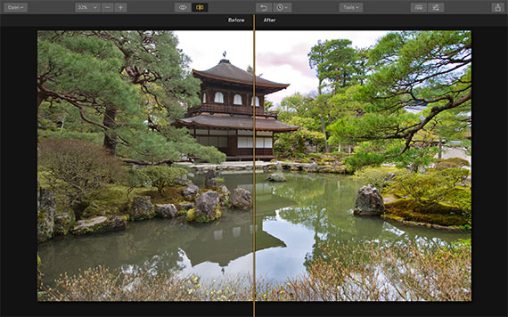 before after luminar