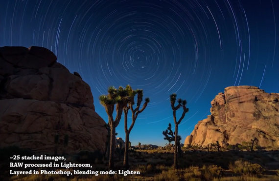 star trail photo