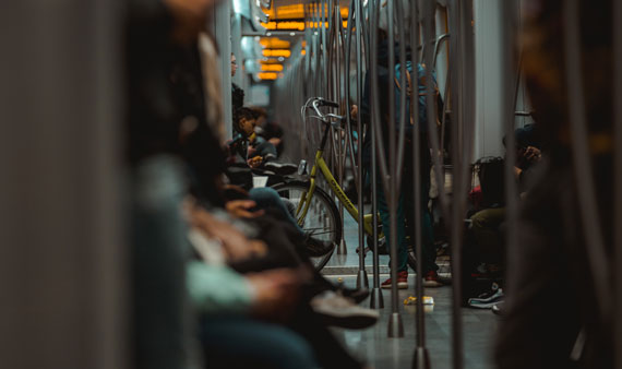 bicycle on subway