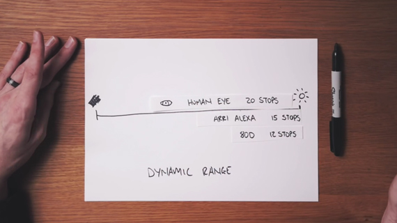 dynamic range chart