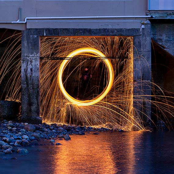 blue hour steel wool