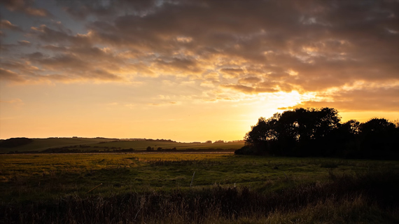 autumn sunset