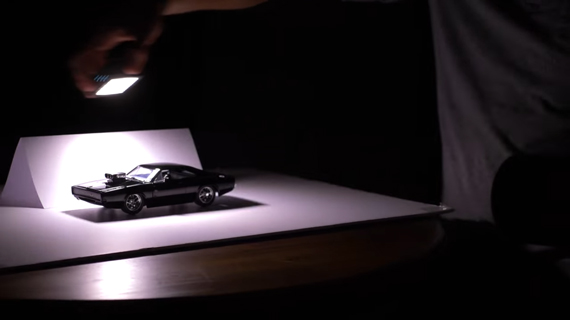 lighting in toy car photography