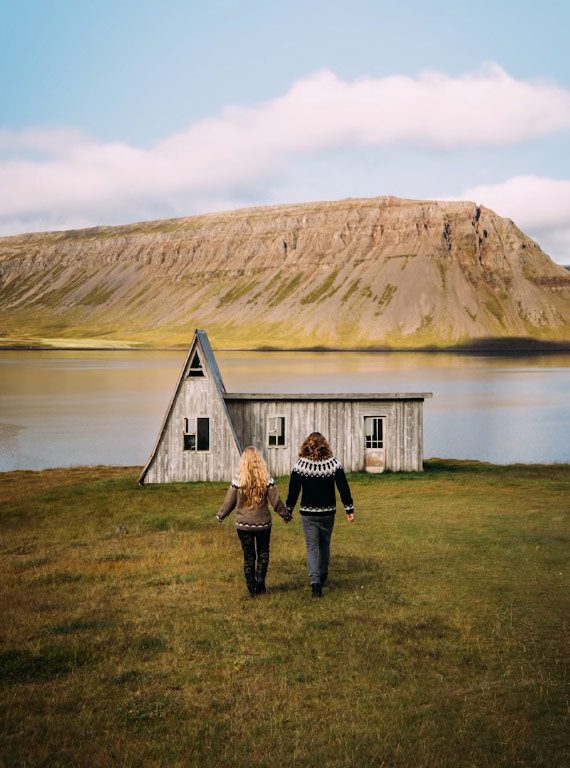 human element in landscape photo