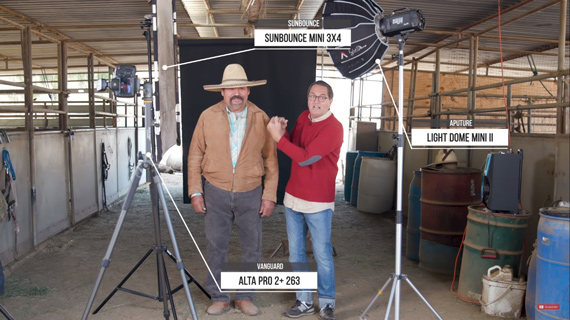 lighting setup for one light portrait