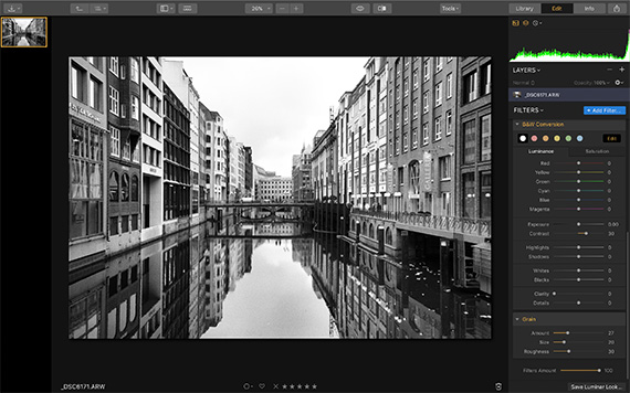 fine tuning black and white conversion