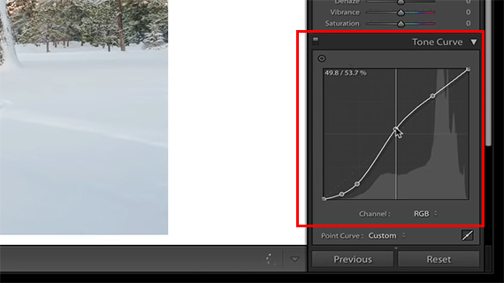 how to edit winter photos