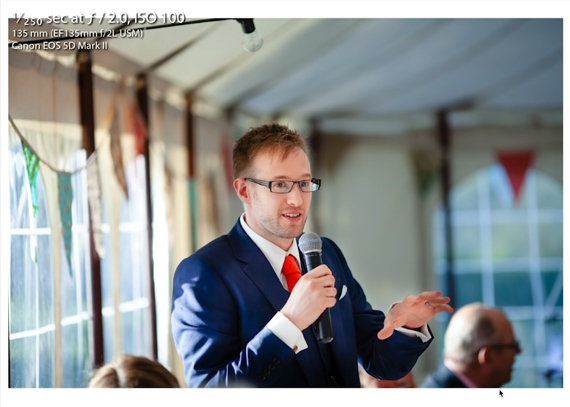 image of groom before cropping