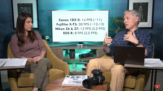 comparison of camera frame rates