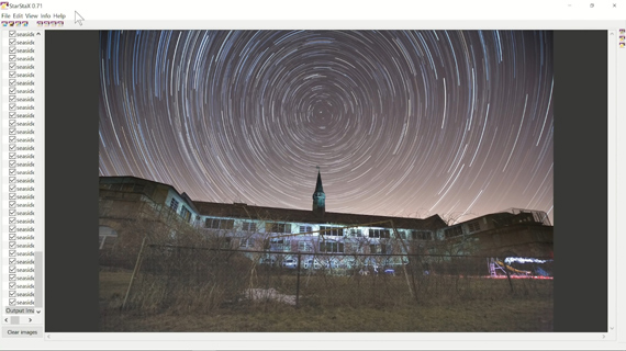 starstax to stack star trail photos