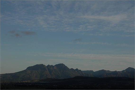 sky without polarizing filter