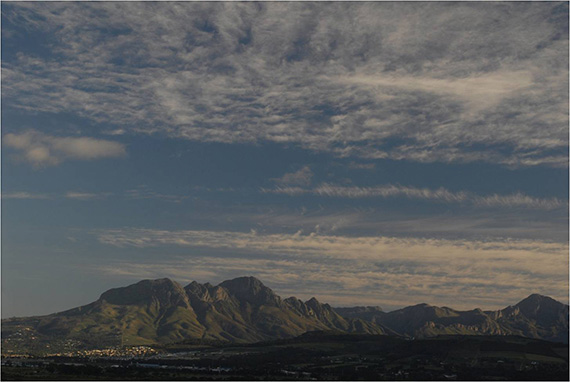 sky with polarizing filter